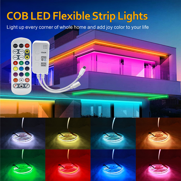 rgb led strip lights with remote