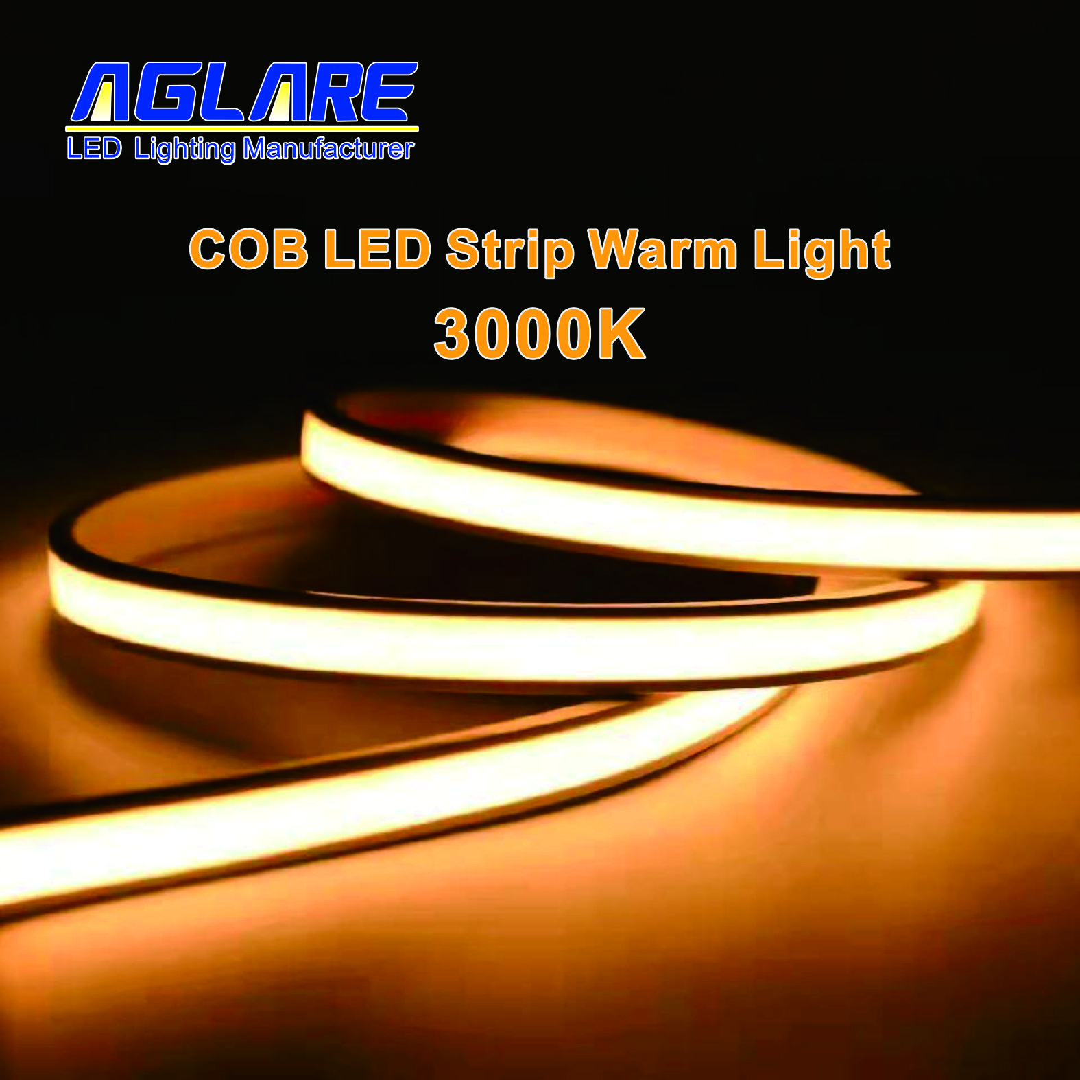 COB LED strip 3000K