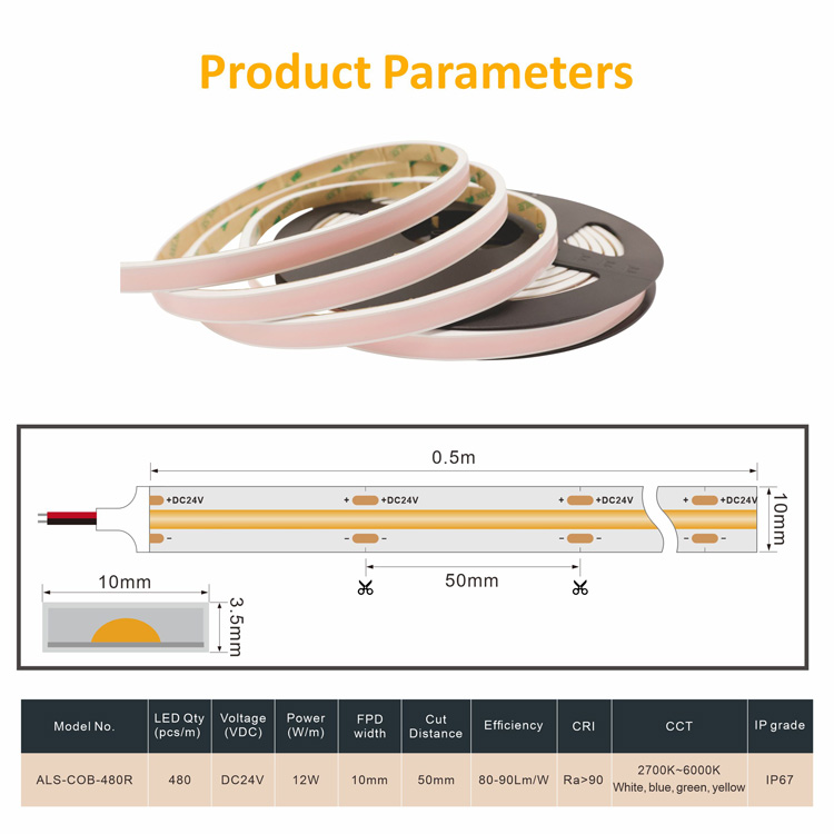 cob led strip ip65