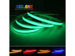 Single Colour LED COB Strip IP65 - Waterproof 16.4ft Green Flexible COB LED Strip Light 320LEDs/m