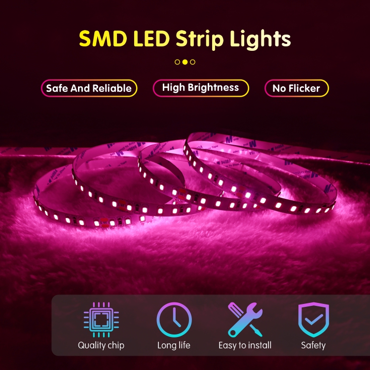 pink led light strips