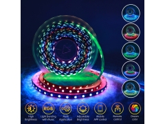 Addressable SMD LED Strip - Individual Control 60LEDs/m 5050 RGB Magic Dream Color Multicolors LED Strip Lights