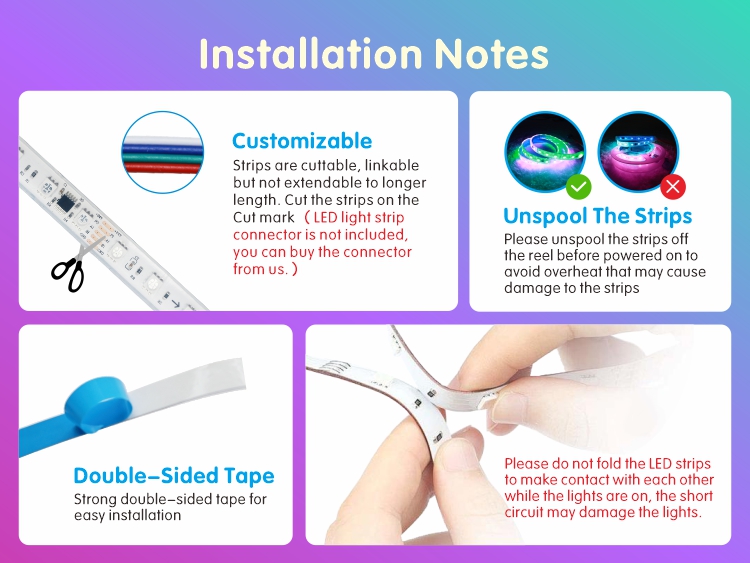 rgb programmable led strip