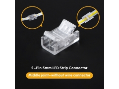 LED Strip Connector - LED Strip to Strip Connector 2 pin 5mm