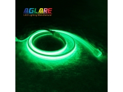 Single Colour LED COB Strip IP65 - Waterproof  220v COB Led Strip Light 50m 288 Leds/m,Green Color