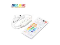 LED Strip Controllers - Bluetooth APP LED Controller with 44 Key Music Remote for LED Strip Lights