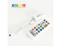 LED Strip Controllers - Bluetooth Controller For Addressable LED Strip Light Dream Color RGB LED Tape 24key IR Remote Music Controller