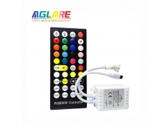 LED Strip Controllers - DC12V 24V 6Pin 40Key IR RGBWW Controller Dimmer RGB+CCT LED Strip Light