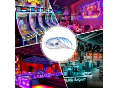 Multi-Color COB LED Strip - 24V RGB COB LED Strip Light 672 Leds/m with 10mm width