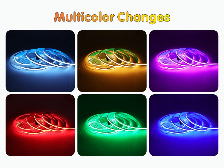 multi-color cob led strip light