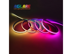 Multi-Color COB LED Strip - 24V RGB IC COB LED Strip | RGB Flexible COB LED Strip | 15 w/m - 630 LEDS/m - Width 10mm