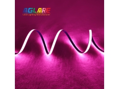 Outdoor Multi Color COB LED Strip - COB Series LED Tape Light - DC24V/12V - IP65 - Pink - 480 LEDs