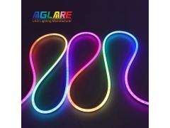 Neon Flex LED Strip Lights - Neon Flexible Strip Lights 5m RGB 24V 96LEDs/M Side Bend Neon Flex IP65