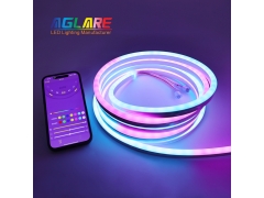 Neon Flex LED Strip Lights - Neon Flexible Strip Lights 5m RGB 24V 96LEDs/M Side Bend Neon Flex IP65