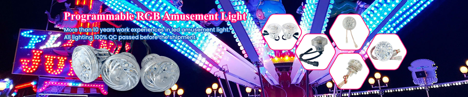 Programmable RGB Amusement Light